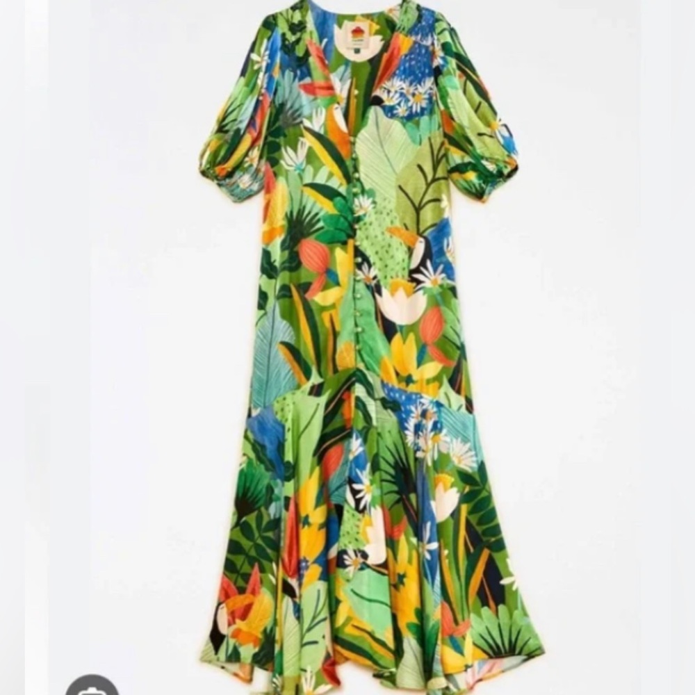 Farm rio vintage toucans dress like new